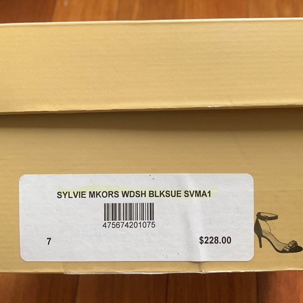 MK Sylvie Suede Heels - Picture 7 of 9